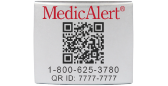 QR Code Medical ID for Apple and Garmin Watch 42MM, 44MM, 46MM Silver, Silver, pemblem image number 0